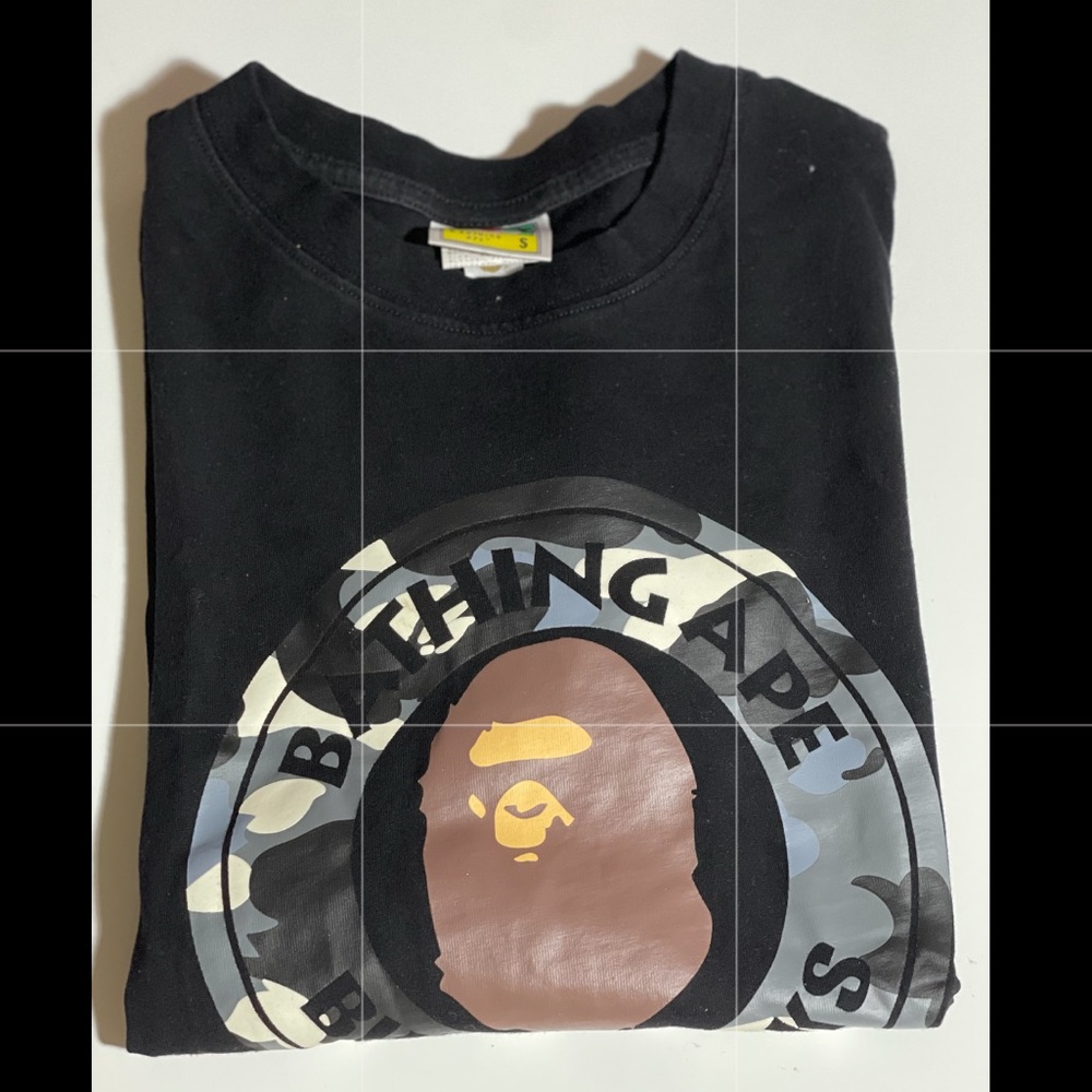 Bathing Ape BUSY WORK CIRCLE ROUND LOGO 
(GLOW IN THE DARK CAMO)